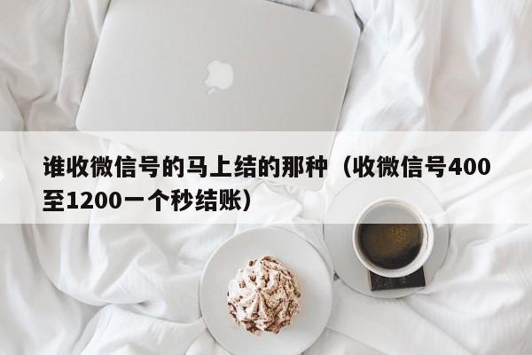 谁收微信号的马上结的那种（收微信号400至1200一个秒结账）